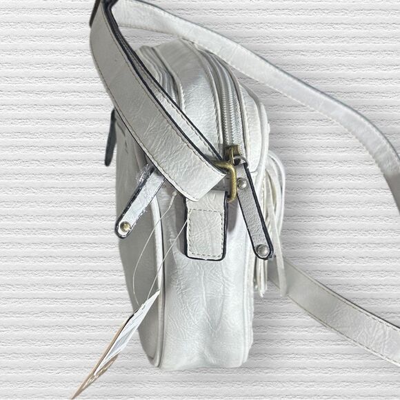 B.O.C. White With Gray Undertone Crossbody - Picture 7 of 8